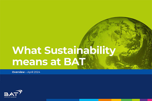 What Sustainability means at BAT